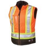 Women's Poly Oxford 5-In-1 Safety Jacket by Tough Duck - Style SJ46