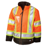 Women's Poly Oxford 5-In-1 Safety Jacket by Tough Duck - Style SJ46