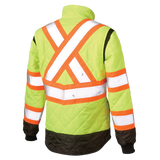 Women's Quilted Safety Freezer Jacket by Tough Duck - Style SJ47