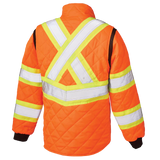 Women's Quilted Safety Freezer Jacket by Tough Duck - Style SJ47