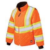 Women's Quilted Safety Freezer Jacket by Tough Duck - Style SJ47