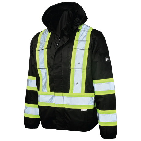 Light Weight Mesh-Lined Safety Jacket by Tough Duck - Style SJ50