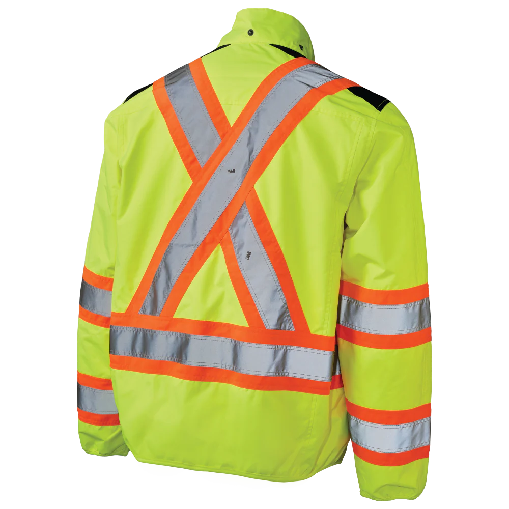 Light Weight Mesh-Lined Safety Jacket by Tough Duck - Style SJ50