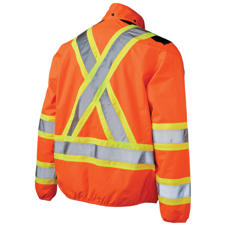 Light Weight Mesh-Lined Safety Jacket by Tough Duck - Style SJ50