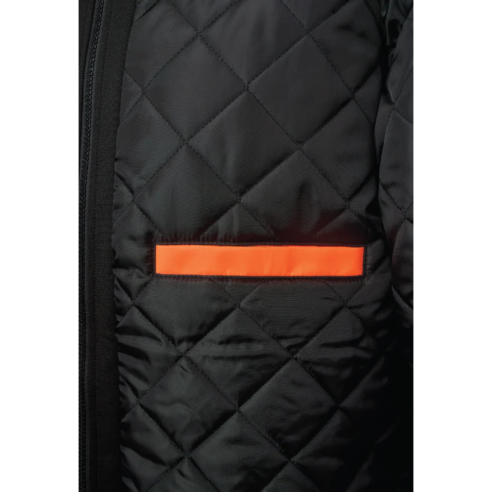 Quilt Lined Hooded Safety Jack-Shirt by Tough Duck - Style SJ51