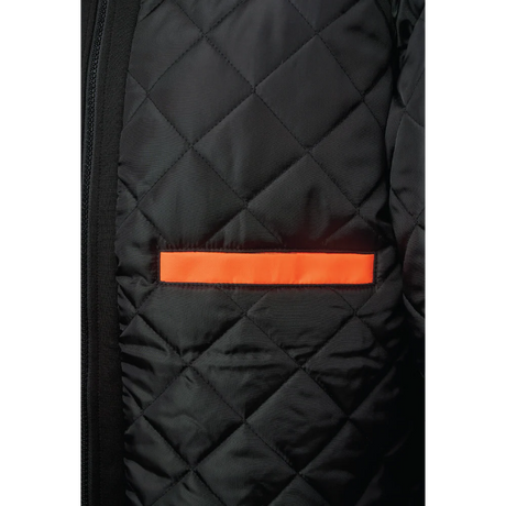 Quilt Lined Hooded Safety Jack-Shirt by Tough Duck - Style SJ51