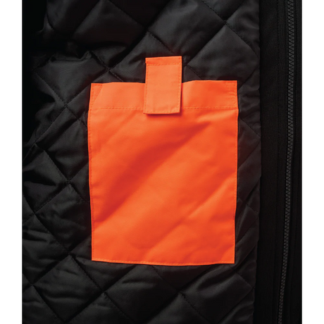 Quilt Lined Hooded Safety Jack-Shirt by Tough Duck - Style SJ51