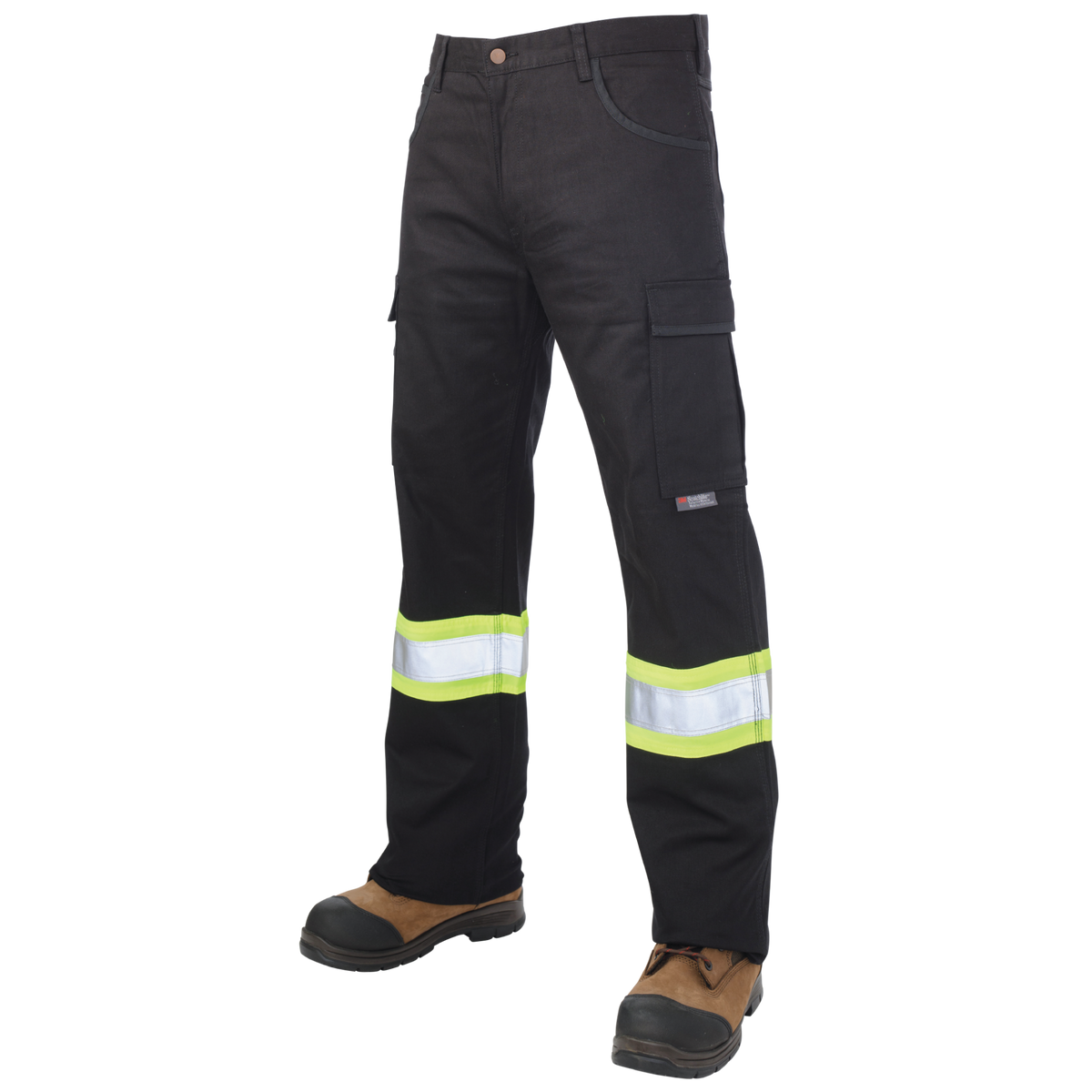 Relaxed Fit Flex Twill Safety Cargo Pant By Tough Duck Style SP03