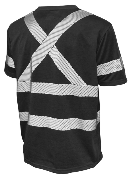 Hi-Vis Polyester Jersey Short Sleeve Safety T-Shirt By Tough Duck - Style ST12