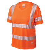Women's Polyester Jersey Short Sleeve Safety T-Shirt by Tough Duck - Style ST23