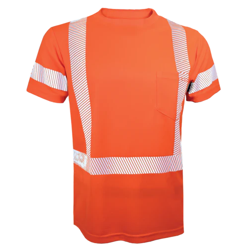 Hi-Visibility Short Sleeve Shirt By GATTS Workwear - Style STX2SS
