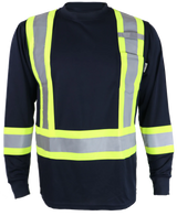 Hi-Visibility Long Sleeve Shirts by Gatts Workwear - Style STX4LS