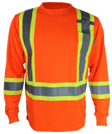 Hi-Visibility Long Sleeve Shirts by Gatts Workwear - Style STX4LS