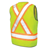 Poly Twill Deluxe Safety Vest by Tough Duck - Style SV12