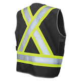 Poly Twill Deluxe Safety Vest by Tough Duck - Style SV12