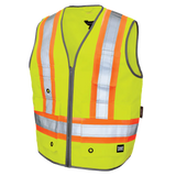 Poly Twill Deluxe Safety Vest by Tough Duck - Style SV12