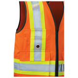 Poly Twill Deluxe Safety Vest by Tough Duck - Style SV12