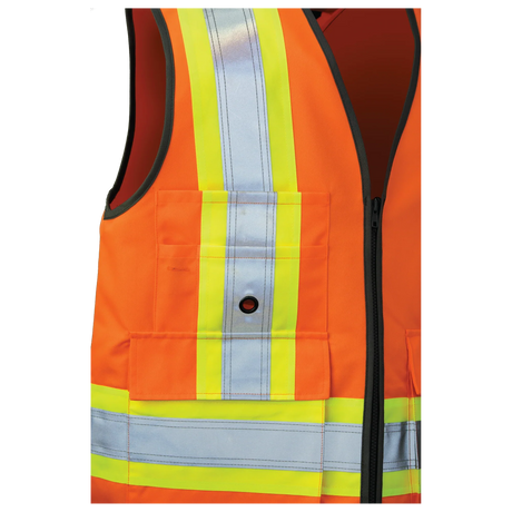 Poly Twill Deluxe Safety Vest by Tough Duck - Style SV12