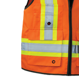 Poly Twill Deluxe Safety Vest by Tough Duck - Style SV12