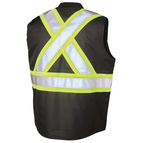 Ripstop Reversible Safety Vest by Tough Duck - Style SV14