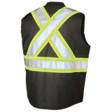 Ripstop Reversible Safety Vest by Tough Duck - Style SV14