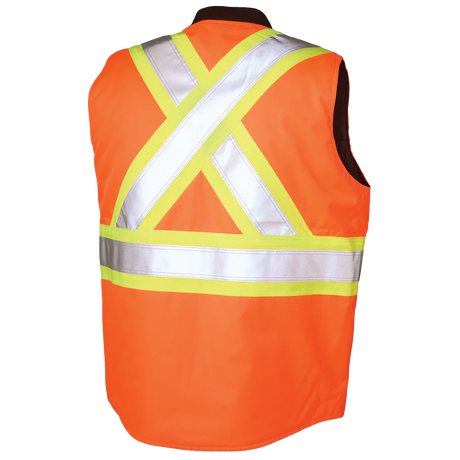 Ripstop Reversible Safety Vest by Tough Duck - Style SV14