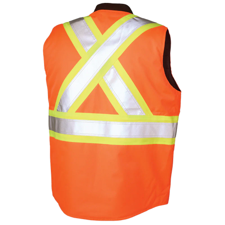 Ripstop Reversible Safety Vest by Tough Duck - Style SV14