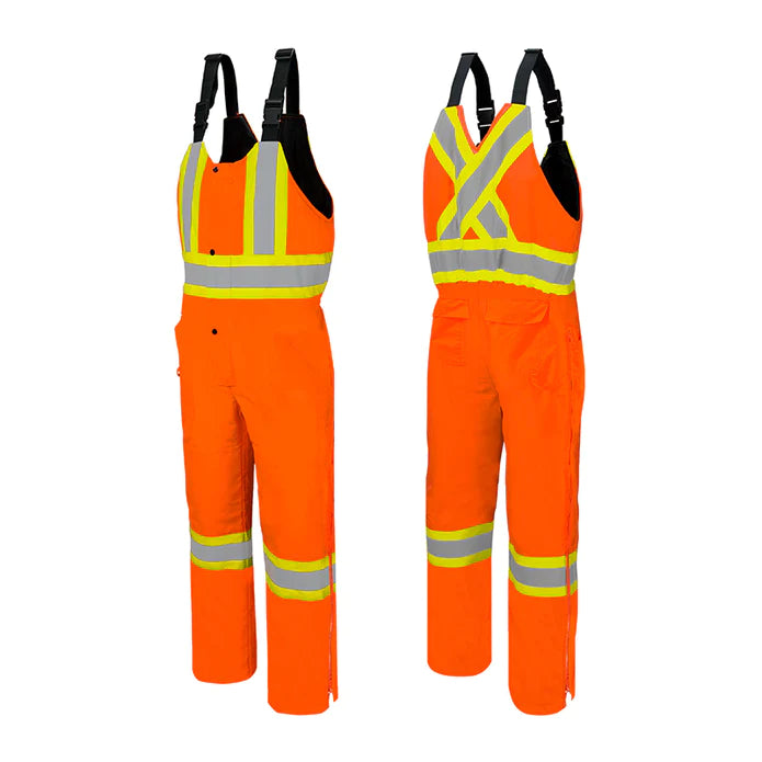 Hi-Vis Winter Traffic Overalls by Ground Force - Style TO1