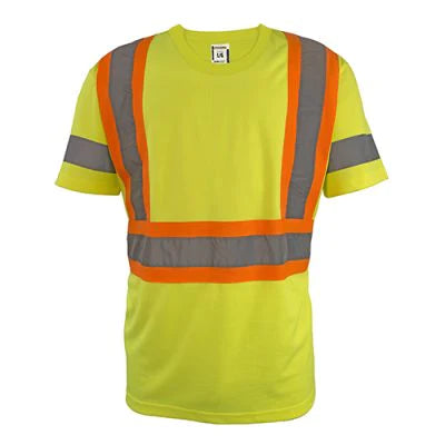 Coolworks Hi-Vis Orange Micro-Fibre Short Sleeve T-Shirts - Style TS1104