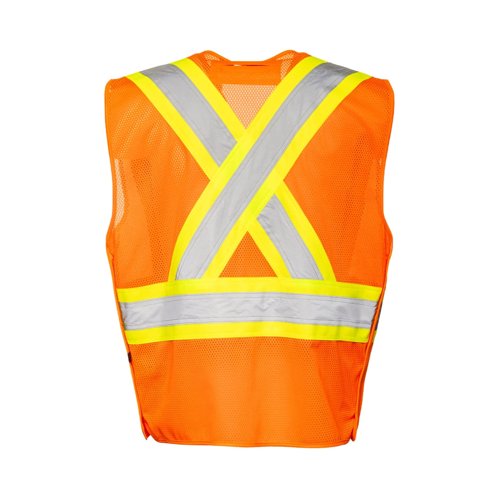 5 Pt. Tearaway Vest with Zipper By Ground Force - TV15