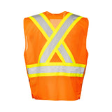 5 Pt. Tearaway Vest with Zipper By Ground Force - TV15