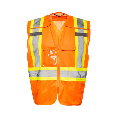 5 Pt. Tearaway Vest with Zipper By Ground Force - TV15