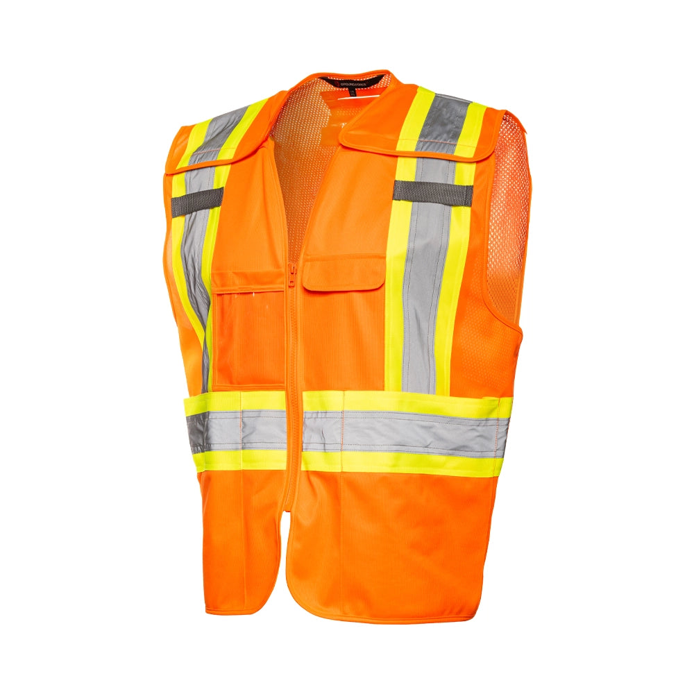 5 Pt. Tearaway Vest with Zipper By Ground Force - TV15