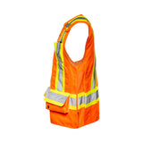 5 Pt. Tearaway Deluxe Surveyor Vest By Ground Force - TV25