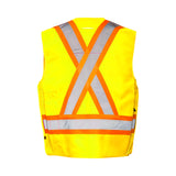 5 Pt. Tearaway Deluxe Surveyor Vest By Ground Force - TV25