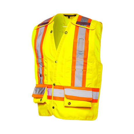 5 Pt. Tearaway Deluxe Surveyor Vest By Ground Force - TV25