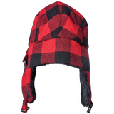 Buffalo Check Aviator Hat by Tough Duck -  WA67