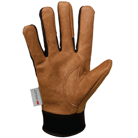 3M™ THINSLATE™-LINED PRECISION GLOVE WITH LEATHER TRIM by Tough Duck - WG13