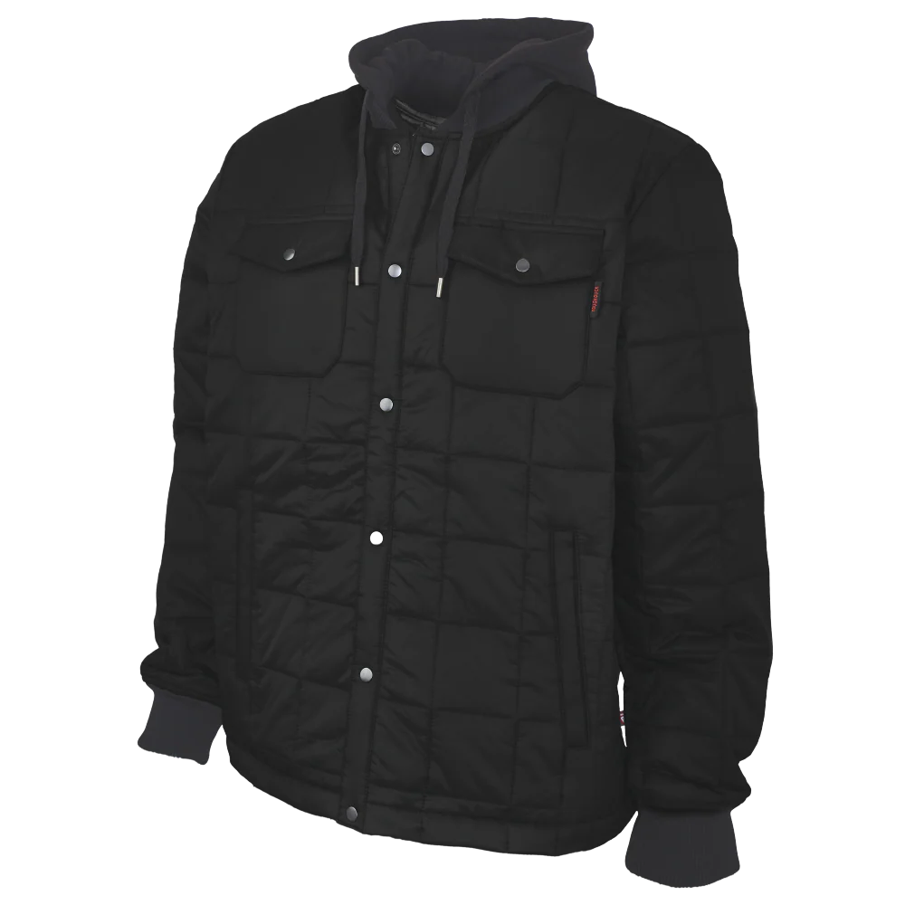 Hooded Freezer Jacket With Primaloft Insulation by Tough Duck - Style WJ38