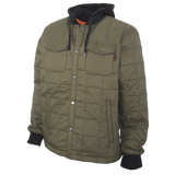 Hooded Freezer Jacket With Primaloft Insulation by Tough Duck - Style WJ38