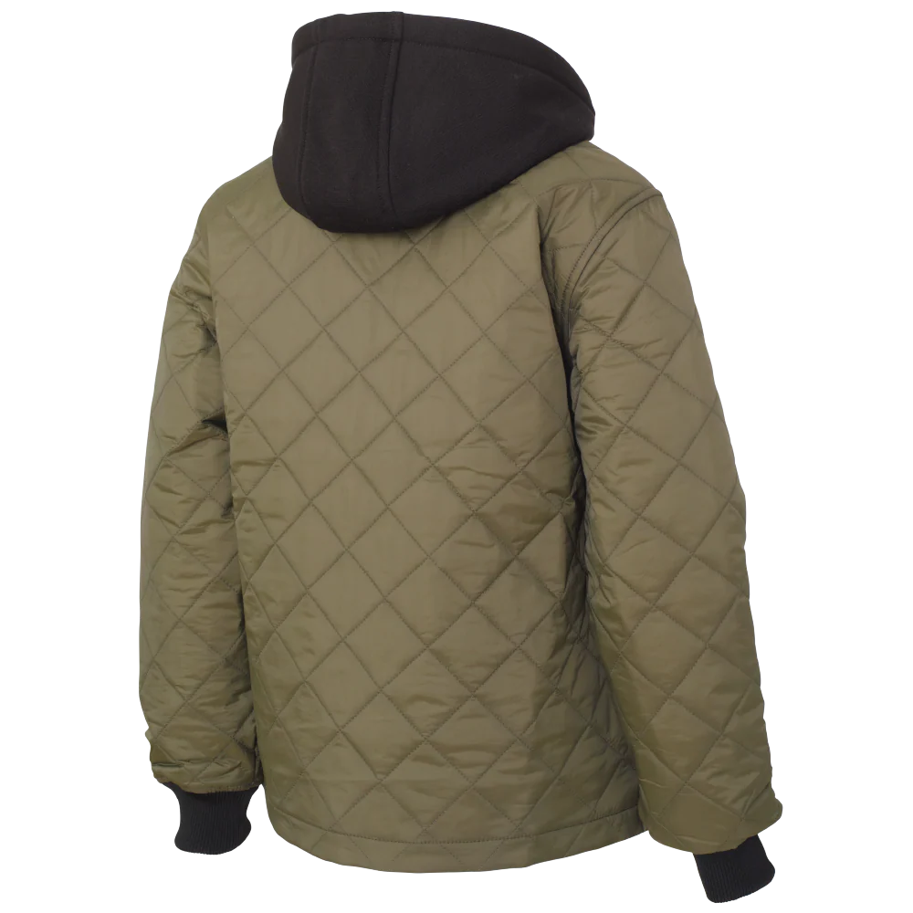 Women's Hooded Freezer Jacket With Primaloft Insulation by Tough Duck - Style WJ39