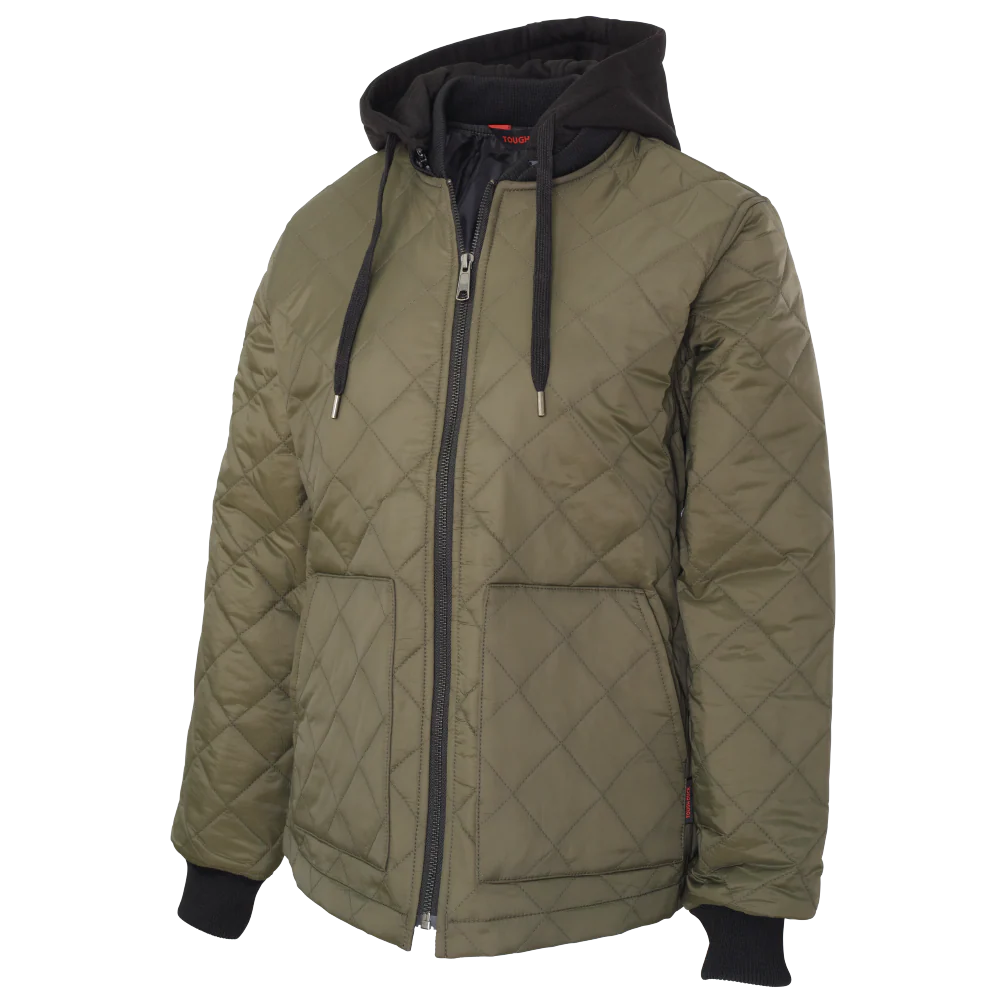 Women's Hooded Freezer Jacket With Primaloft Insulation by Tough Duck - Style WJ39