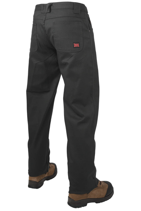 Relaxed-Fit Flat Front Flex Twill Pant with Expandable Waist by Tough Duck - Style WP09