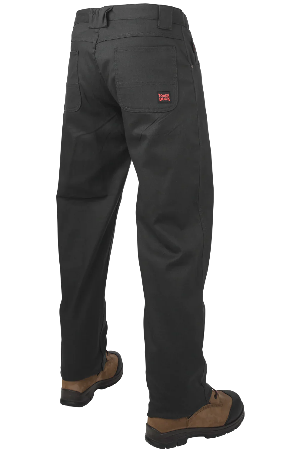 Relaxed-Fit Flat Front Flex Twill Pant with Expandable Waist by Tough Duck - Style WP09