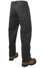 Relaxed-Fit Flat Front Flex Twill Pant with Expandable Waist by Tough Duck - Style WP09
