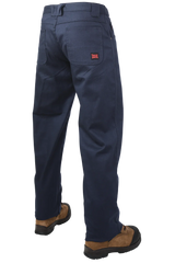 Relaxed-Fit Flat Front Flex Twill Pant with Expandable Waist by Tough Duck - Style WP09