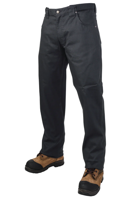 Relaxed-Fit Flat Front Flex Twill Pant with Expandable Waist by Tough Duck - Style WP09