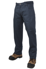 Relaxed-Fit Flat Front Flex Twill Pant with Expandable Waist by Tough Duck - Style WP09