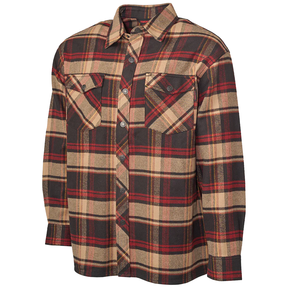 Heavy Flannel Overshirt  by Tough Duck - Style WS04