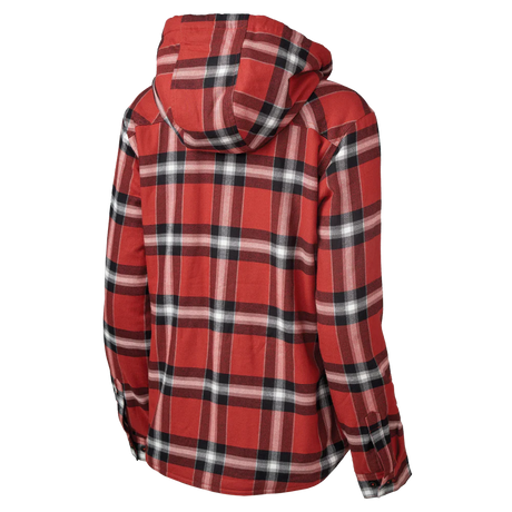 Women’s Plush Pile-Lined Hooded Flannel by Tough Duck - Style WS12